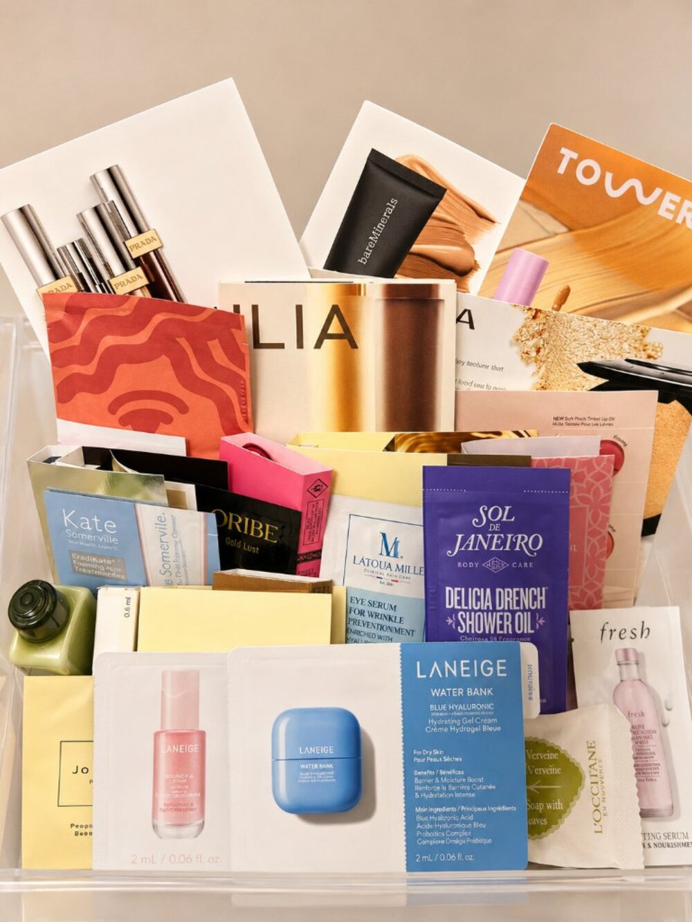 Beauty Sample Box Assortment